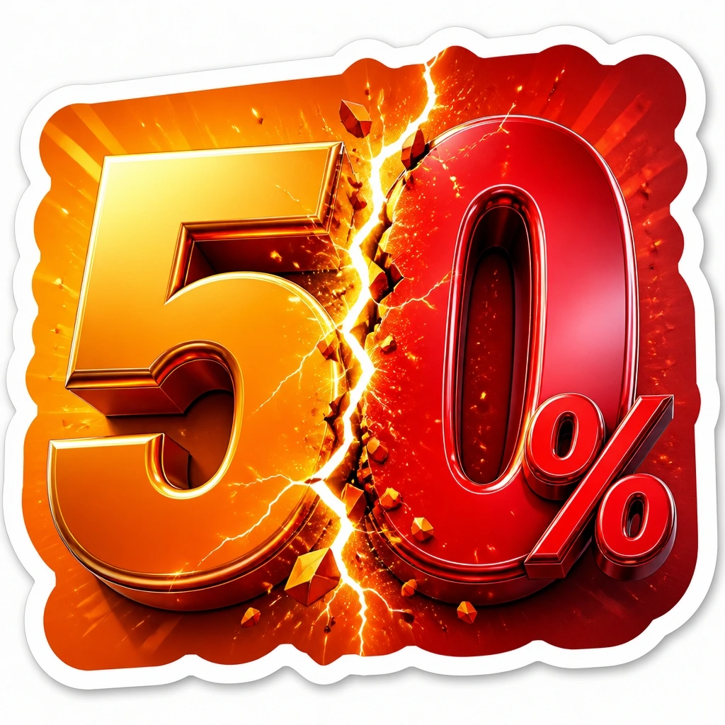 라쿠텐 트래블 반값할인 파격 50% 세일쿠폰 아이콘